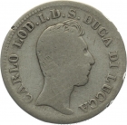 Lucca 2 Lire 1837 - Carlo Lodovico di Borbone